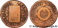 FRANCE 1 sol dit à la table de loi THE CONVENTION Arras 1793 (29mm, 11,41g, 6h) -