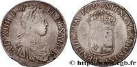 FRANCE Écu de Béarn, portrait à la mèche longue LOUIS XIV THE SUN KING Morlaàs 1659 (39,5mm, 26,85g, 6h) -