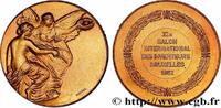 FRANCE Médaille, XIe salon international des inventeurs BELGIQUE - ROYAUME DE BELGIQUE - BAUDOUIN Ier Belgique, Bruxelles 1962 (40,5mm, 29,74g, 12h) -