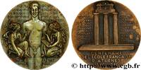 FRANCE Médaille, Centenaire de l’école française d’Athène GOUVERNEMENT PROVISOIRE DE LA RÉPUBLIQUE FRANÇAISE 1946 (67,5mm, 162,23g, 12h) -