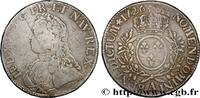 FRANCE Écu aux branches d'olivier, buste habillé LOUIS XV THE BELOVED Paris 1726 (39,5mm, 28,86g, 6h) -