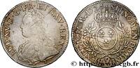 FRANCE Écu aux branches d'olivier, buste habillé LOUIS XV THE BELOVED Rennes 1726 (40,5mm, 29,23g, 6h) -