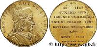 FRANCE Règne de PHILIPPE AUGUSTE - 41 - Émission de Louis SÉRIE MÉTALLIQUE DES ROIS DE FRANCE n.d. (32mm, 12,79g, 12h) -