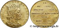 FRANCE Règne de PHILIPPE VI - 50 - Émission de Louis XVII SÉRIE MÉTALLIQUE DES ROIS DE FRANCE n.d. (32mm, 12,72g, 12h) -