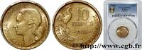 FRANCE 10 francs Guiraud IV REPUBLIC 1955 (20mm, 3g, 6h) -