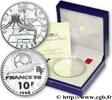 FRANCE Belle Épreuve 10 Francs - Brésil COMMEMORATIVE COINS MONNAIE DE PARIS Paris 1998 (37mm, 22,2g, 6h) -