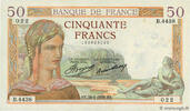 FRANCE 50 Francs CÉRÈS FRANCE 50 Francs CÉRÈS 1936 XF- -