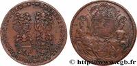FRANCE Les quatre échevins LYONNAIS - CONSULAT DE LYON 1723 (30mm, 9,37g, 6h) -