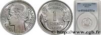 FRANCE 1 franc Morlon, légère IV REPUBLIC 1957 (23mm, 1,30g, 6h) -