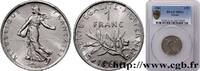 FRANCE 1 franc Semeuse, nickel V REPUBLIC Paris 1961 (24mm, 6g, 6h) -