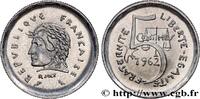 FRANCE 5 centimes, premier projet de Joly V REPUBLIC Paris 1962 (19mm, 3,39g, 6h) -