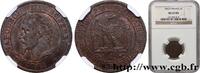 FRANCE Deux centimes Napoléon III, tête laurée, buste déf SECOND EMPIRE Paris 1862 (20mm, 2g, 6h) -