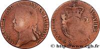BRITISH TOKENS OR JETTONS 1/2 Penny W. WILLIAMS BRITISH TOKENS OR JETTONS 1792 (27mm, 6,84g, 6h) -