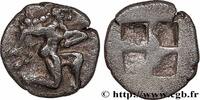 Classic 1 (480 BC to 400 BC) Dixième de statère ou trihemiobole THRACE - THRACIAN ISLANDS - THASOS Thasos, Thrace c. 480 AC. (10mm, 0,92g, h) -
