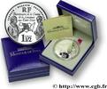 FRANCE Belle Épreuve 1 Euro 1/2 VENTE DE LA LOUISIANE AUX FRANCE Pessac - Monnaie de Paris 2003 (37mm, 22,2g, 12h) -