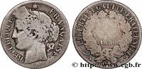 FRANCE 1 franc Cérès, IIe République II REPUBLIC Bordeaux 1850 (23mm, 4,58g, 6h) -