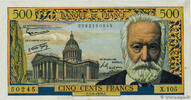 FRANCE 500 Francs VICTOR HUGO FRANCE 500 Francs VICTOR HUGO 1958 XF -