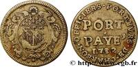 FRANCE Porteurs de charbon de bois CORPORATIONS s.l. 1732 (24,5mm, 5,16g, 6h) -