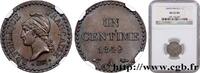 FRANCE Un centime Dupré, IIe République II REPUBLIC Paris 1849 (18mm, 2,00g, 6h) -