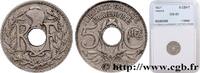 FRANCE 5 centimes Lindauer, petit module III REPUBLIC 1927 (17mm, 2g, 6h) -