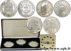FRANCE Coffret de trois pièces de 100 francs / 15 Écus Be COMMEMORATIVE COINS MONNAIE DE PARIS n.d. (37mm, 22,2g, 6h) -