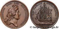 FRANCE Médaille, Marine française, Grande semaine maritim MER ET MARINE : PAQUEBOTS, NAVIRES, BATEAUX 1908 (41mm, 40,18g, 12h) -