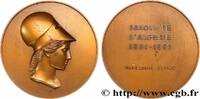 FRANCE Médaille, Banque de l’Algérie BANQUES DES COLONIES Monnaie de Paris (1963) (67,5mm, 146,6g, 12h) -