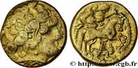 FRANCE Hémistatère au loup GALLIA - AULERCI EBUROVICES (Area of Évreux) Évreux (27) c. 120-60 AC. (15,5mm, 3,71g, 2h) -
