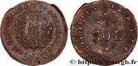 FRANCE 1 sol SIEGE OF MAINZ Mayence 1793 (21mm, 2,21g, 12h) -