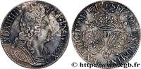 FRANCE Écu aux trois couronnes LOUIS XIV THE SUN KING Lyon 1715 (40mm, 30,48g, 6h) -