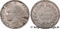 FRANCE 5 francs Cérès, sans légende GOUVERNEMENT DE LA DÉFENSE NATIONALE Bordeaux 1870 (37mm, 24,41g, 6h) -
