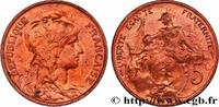 FRANCE 5 centimes Daniel-Dupuis III REPUBLIC 1916 (25mm, 5,00g, 6h) -