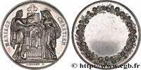 FRANCE Médaille, Mariage chrétien AMOUR ET MARIAGE 1869 (30mm, 11,88g, 12h) -