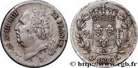 FRANCE 1/2 franc Louis XVIII LOUIS XVIII Bordeaux 1824 (18mm, 2,49g, 6h) -
