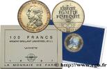FRANCE Brillant Universel 100 francs Égalité - La Fayette COMMEMORATIVE COINS MONNAIE DE PARIS Paris 1987 (31mm, 15g, 6h) -