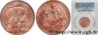 FRANCE 5 centimes Daniel-Dupuis III REPUBLIC 1913 (25mm, 5g, 6h) -
