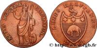 BRITISH TOKENS OR JETTONS 1/2 Penny Leeds (Yorkshire) BRITISH TOKENS OR JETTONS 1791 (30mm, 12,62g, 6h) -