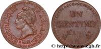FRANCE Un centime Dupré, grand 6 DIRECTOIRE Paris 1798 (18mm, 2,04g, 6h) -