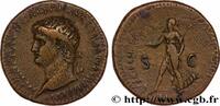 THE JULIO-CLAUDIANS (27 BC to 69 AD) Dupondius NERO Lyon 65 (27,5mm, 13,60g, 6h) -