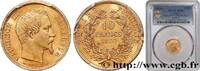 FRANCE 10 francs or Napoléon III, tête nue, petit module, SECOND EMPIRE Paris 1854 (17mm, 3,23g, 6h) -