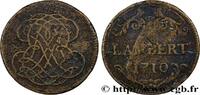 FRANCE CORPORATIONS DIVERSES, PROFESSIONS INDÉTERMINÉES, CORPORATIONS 1710 (27mm, 5,85g, 6h) -