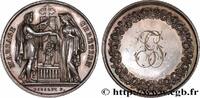 FRANCE Médaille, Mariage chrétien AMOUR ET MARIAGE 1833 (30mm, 12,20g, 6h) -