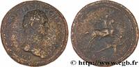 THE FLAVIANS (69 AD to 96 AD) Sesterce DOMITIANUS Rome 85 (35,5mm, 24,88g, 6h) -