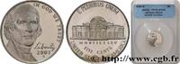 UNITED STATES OF AMERICA 5 Cents président Thomas Jefferson d’après Rembran UNITED STATES OF AMERICA San Francisco 2007 (21,2mm, 5g, 6h) -
