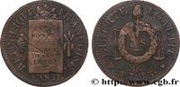 FRANCE 1 sol dit à la table de loi THE CONVENTION Strasbourg 1793 (29mm, 9,93g, 6h) -