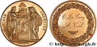 FRANCE Médaille, Mariage chrétien AMOUR ET MARIAGE 1860 (30mm, 12,54g, 12h) -