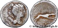 THE REPUBLIC (280 BC to 27 BC) Denier POSTUMIA Rome 74 AC. (18,5mm, 3,69g, 7h) -