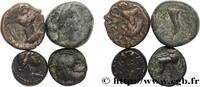 Lot de quatre monnaies LOTS (mm, g, h) -