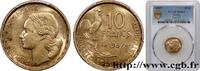 FRANCE 10 francs Guiraud IV REPUBLIC 1957 (20mm, 3g, 6h) -