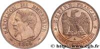 FRANCE Deux centimes Napoléon III, tête nue SECOND EMPIRE Paris 1854 (20mm, 2,03g, 6h) -